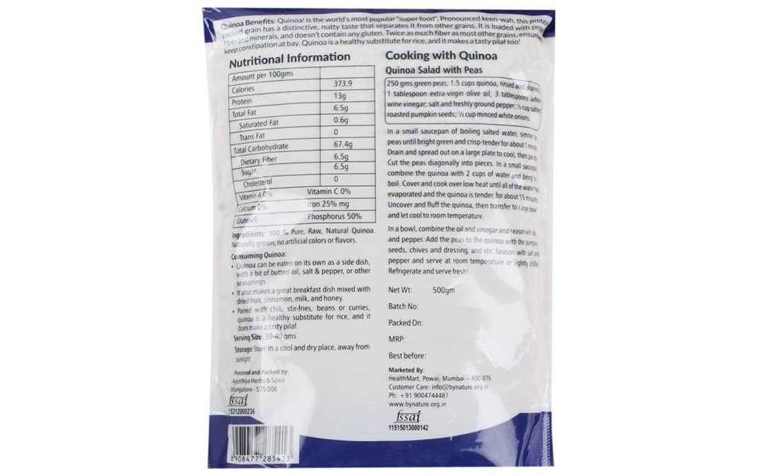 By Nature Premium Quinoa    Pack  500 grams